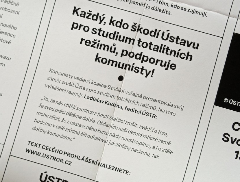 Featured image for “Kdo škodí Ústavu pro studium totalitních režimů?”