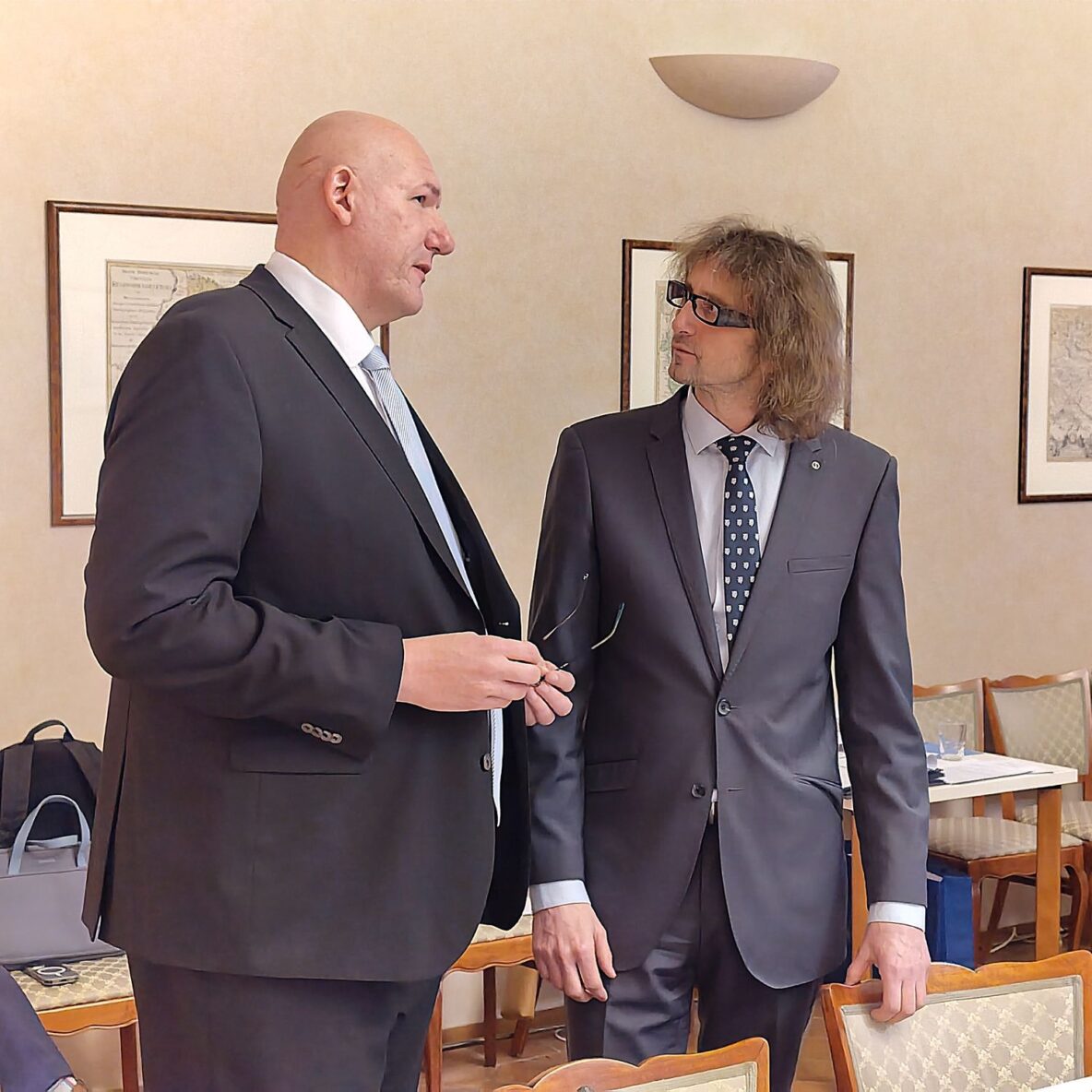 Náměstek MŽP Pavel Vlček a senátor Martin Krsek