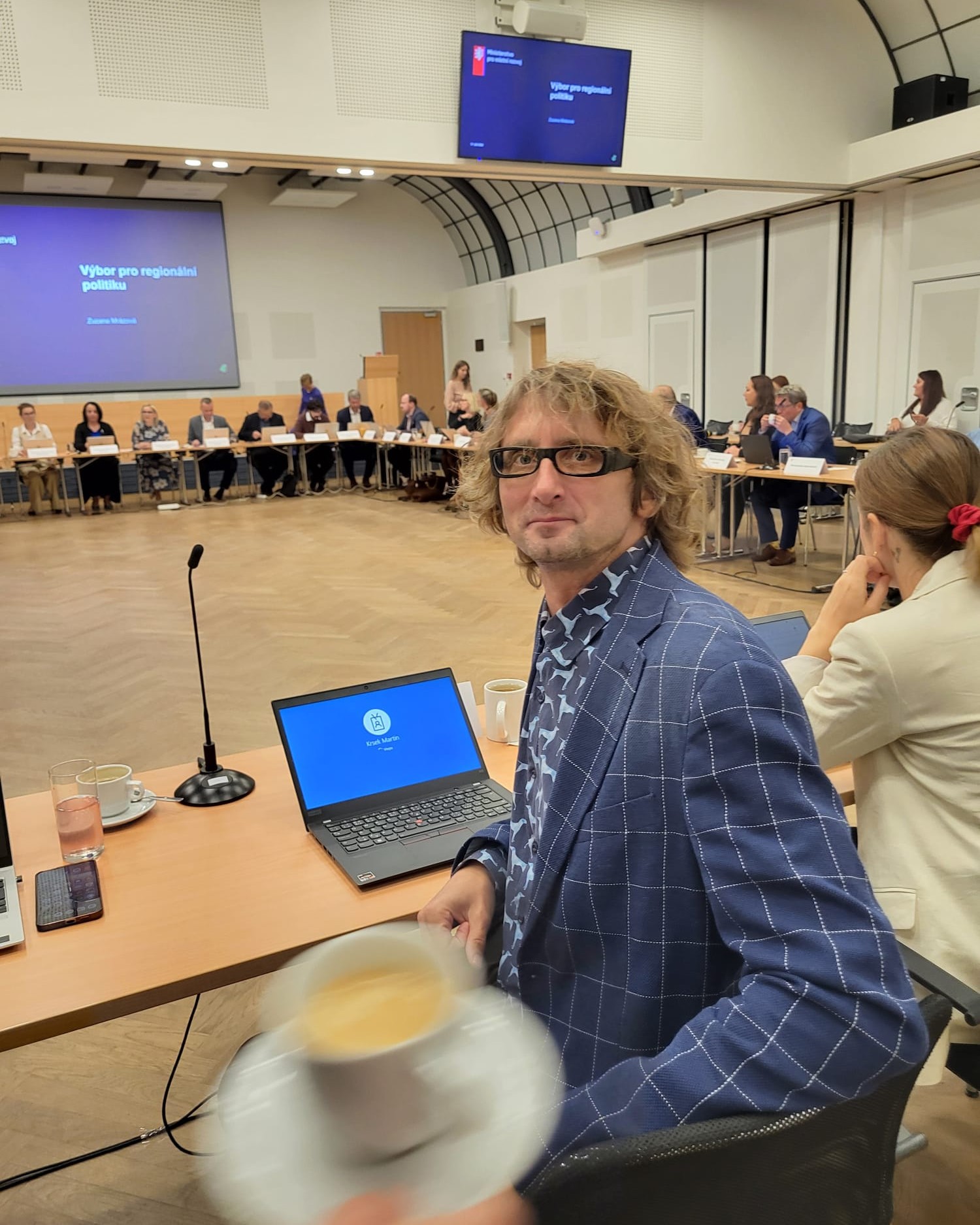 Martin Krsek na prvním jednání Výboru pro regionální politiku při MMR